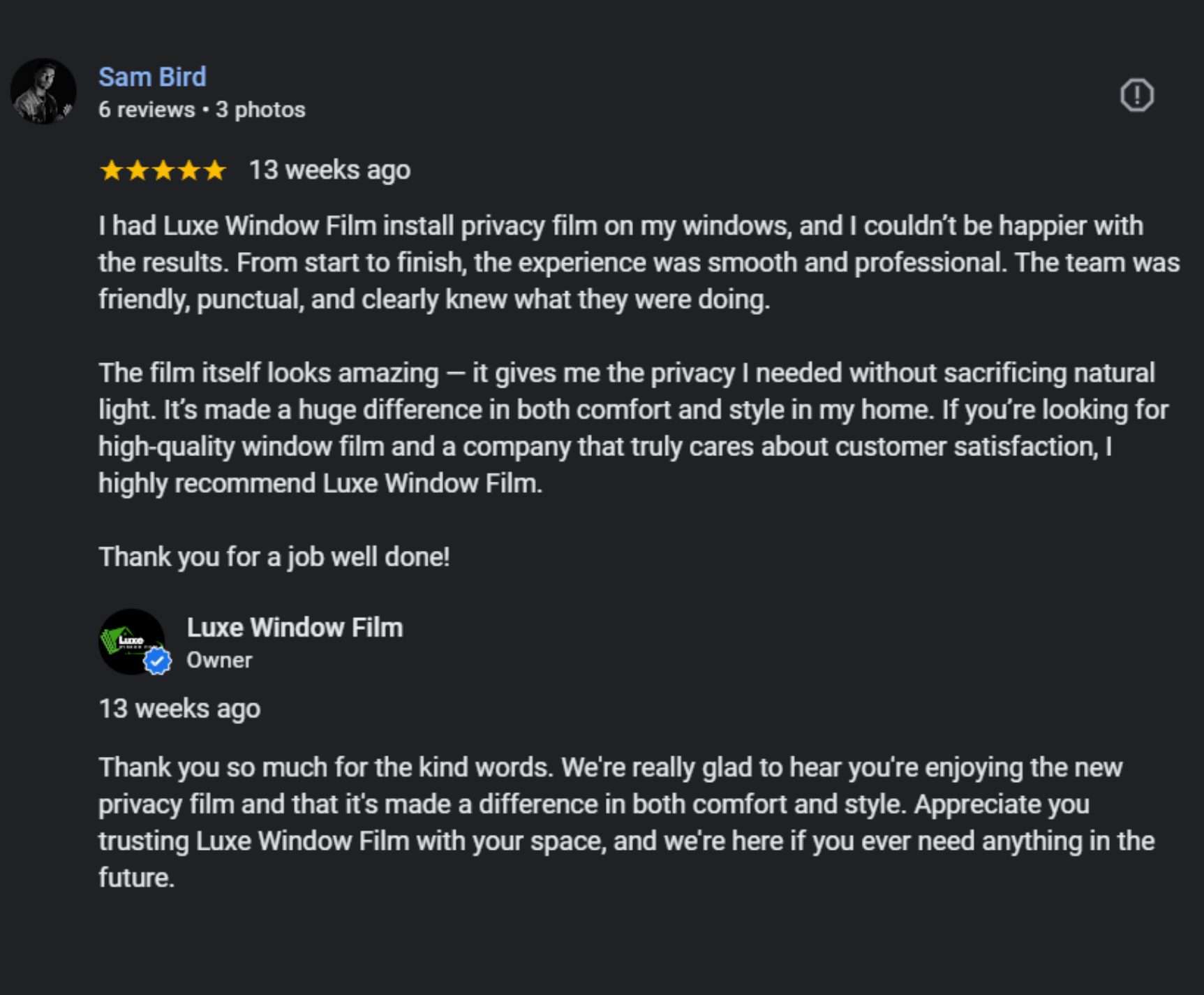 Reviews for lp1 (5)